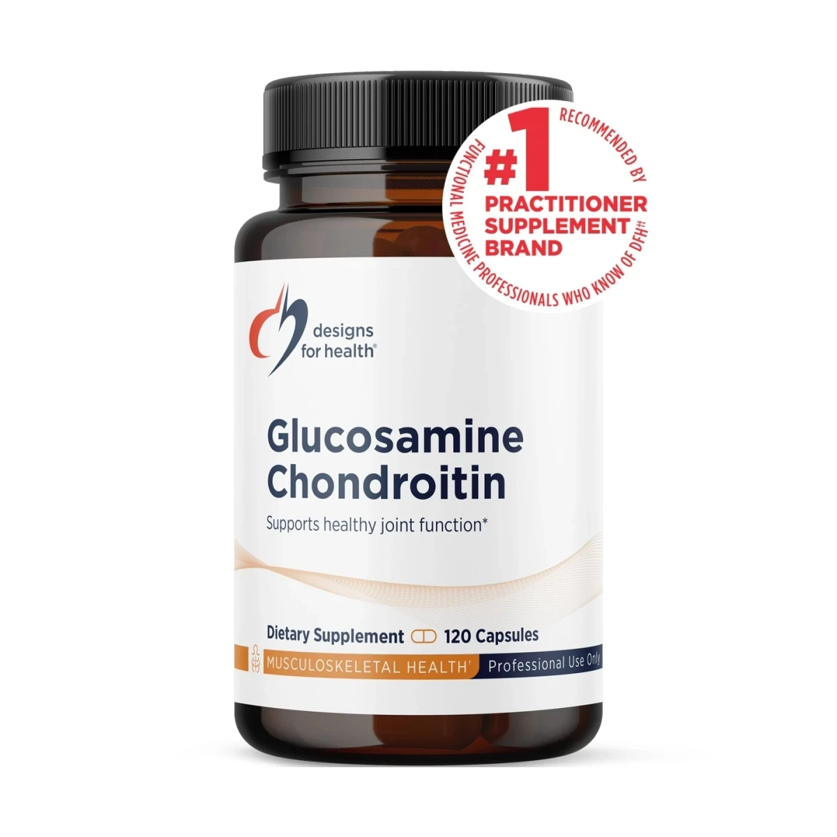Glucosamine Chondroitin Designs For Health 120 capsules image 1