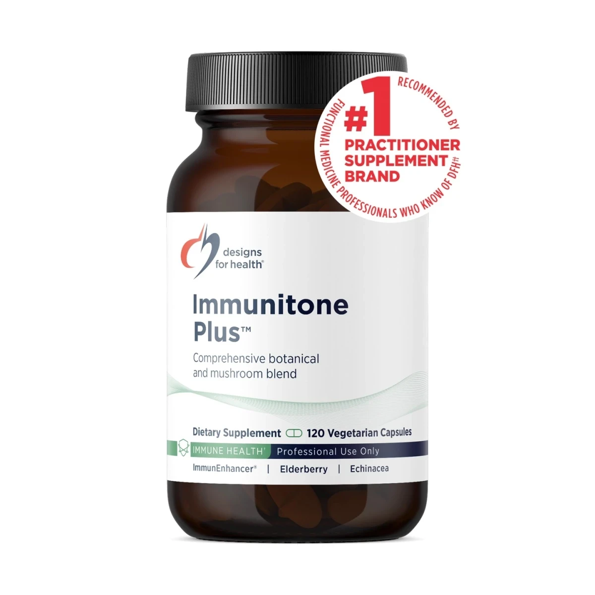 Immunitone Plus Designs For Health 120 capsules image 1