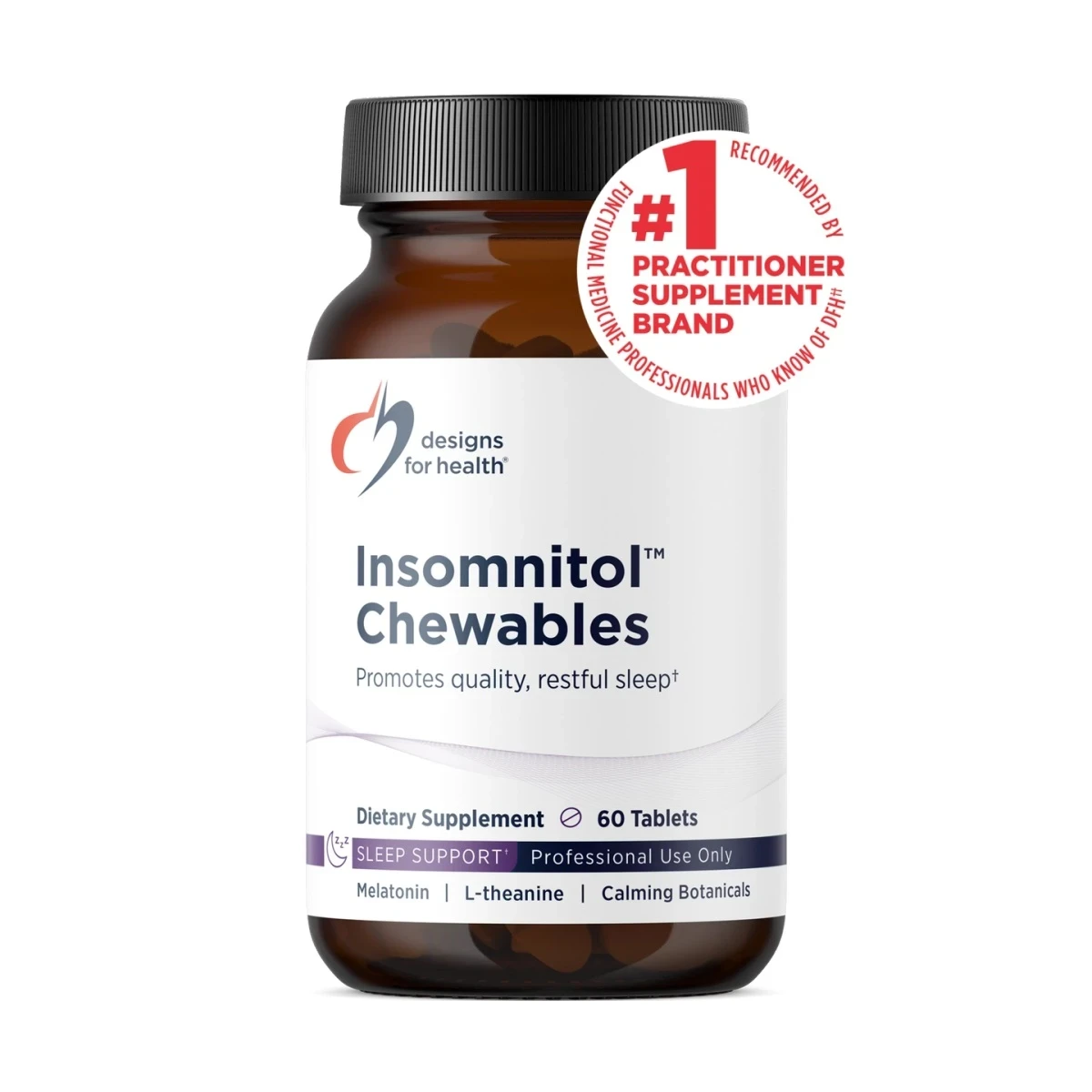 Insomnitol Designs For Health 60 chewable tablets image 1