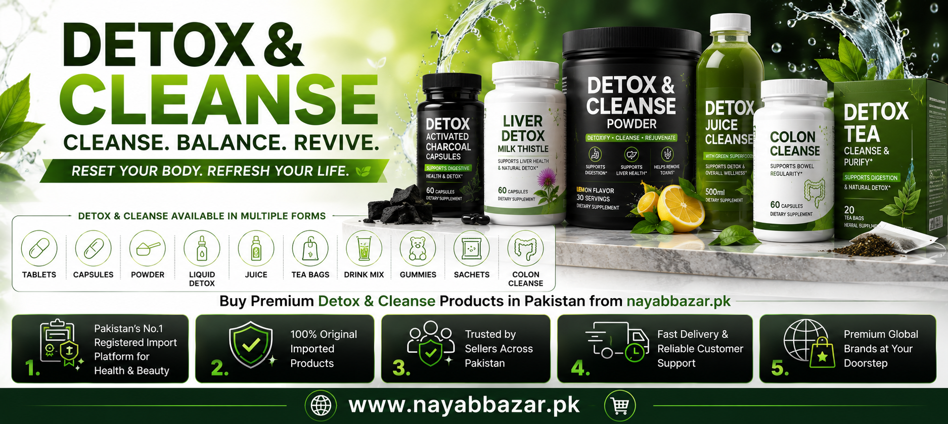 Detox & Cleanse Formulas