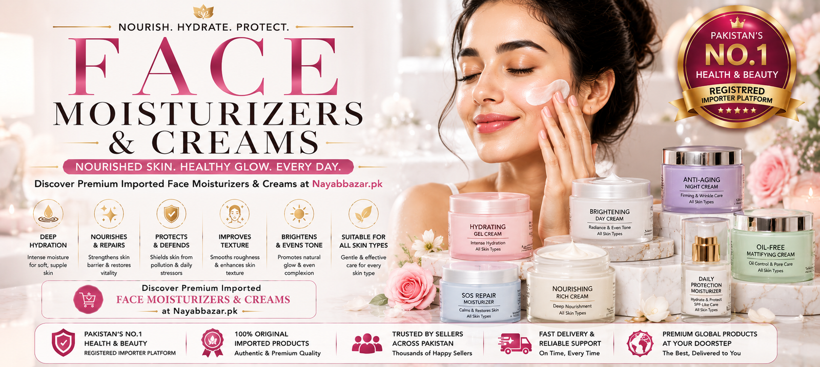 Face Moisturizers & Creams