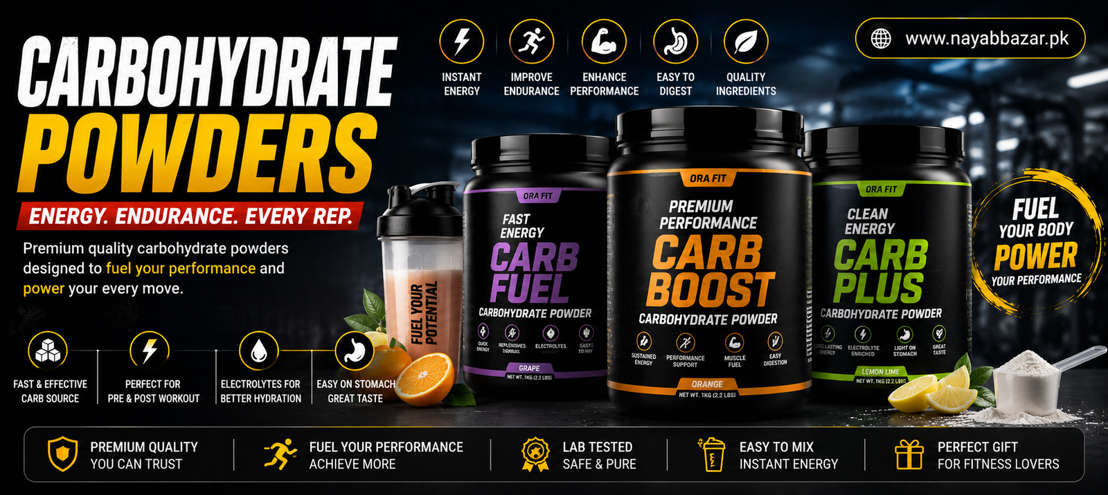 Carbohydrate Powders