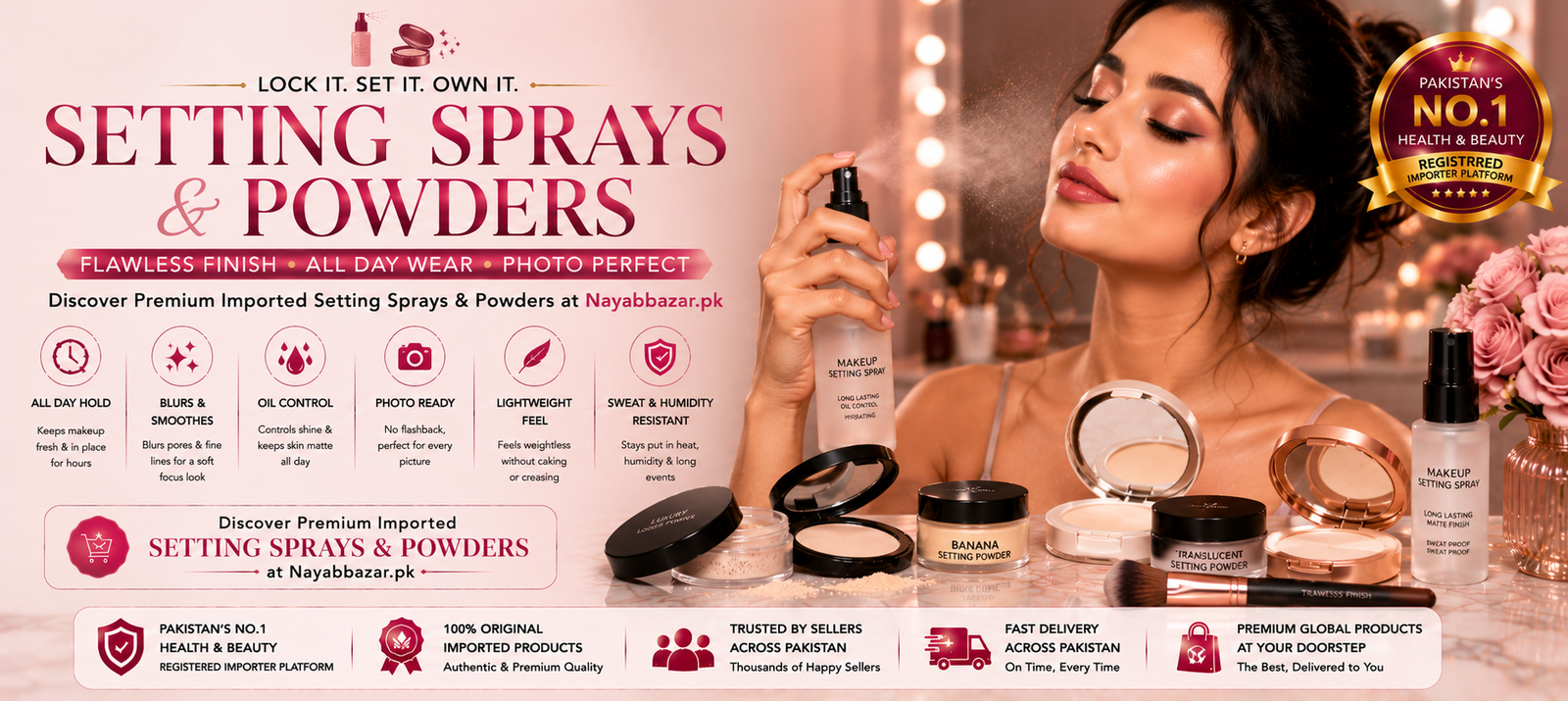 Setting Sprays & Powders